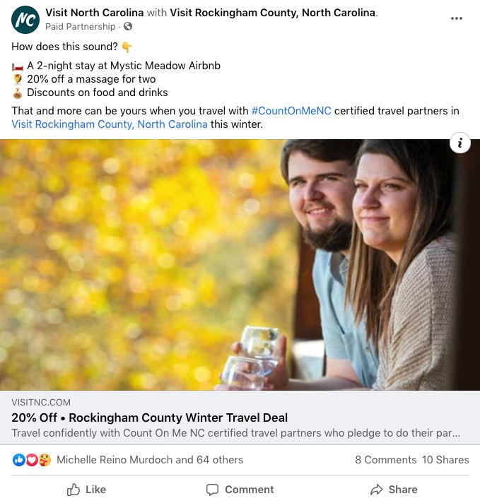 travel deal social promotion